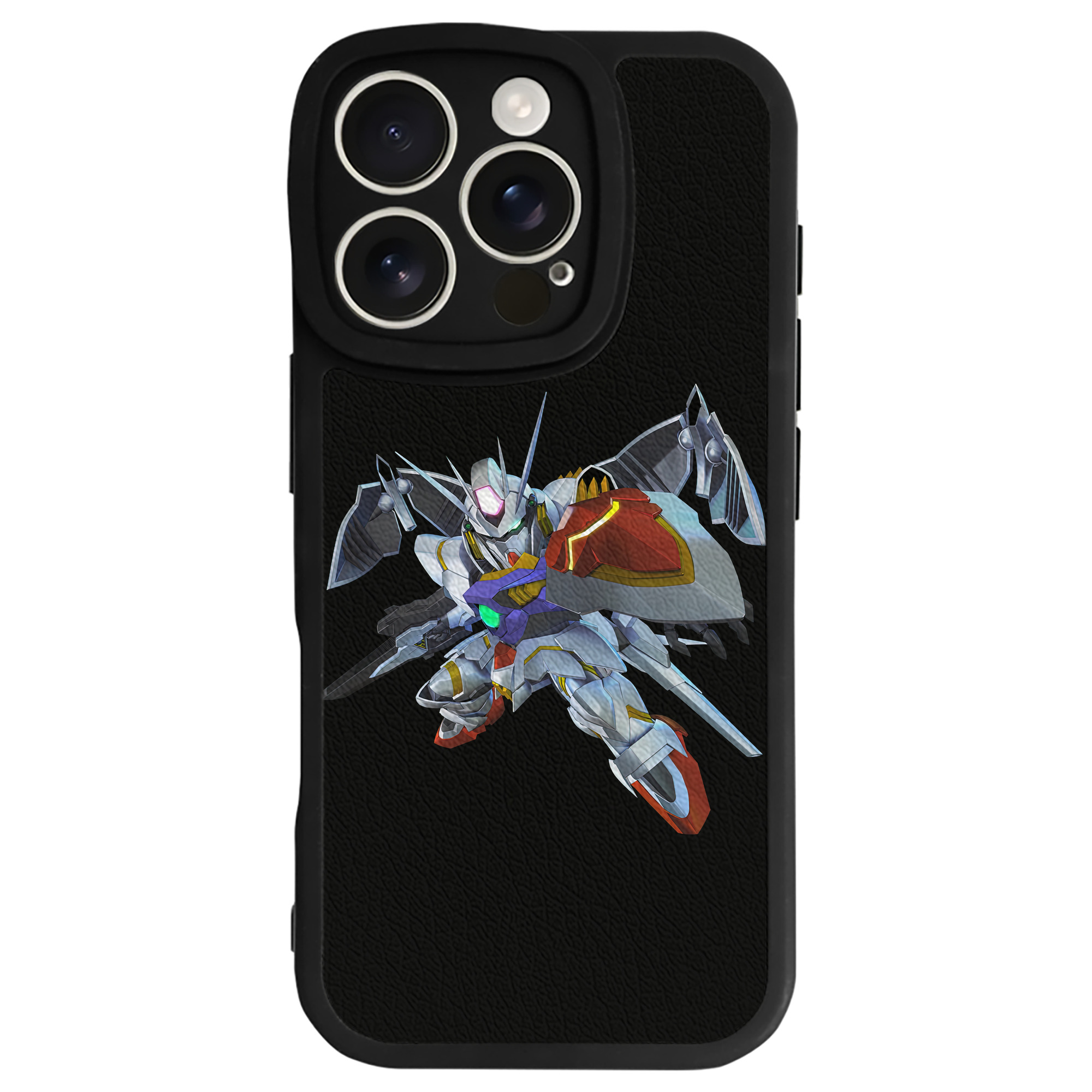 （画像用） 機動戦士ガンダム Mobile Suit Gundam 【iPhone 16シリーズ対応】シリコンスマホケース（レザー調） 材質：シリコン